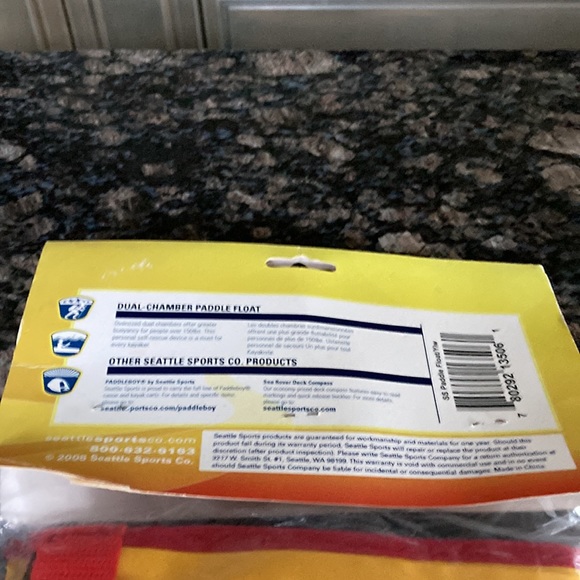 SEATTLE SPORTS DUAL-CHAMBER PADDLE FLOAT NEW - Picture 5 of 7